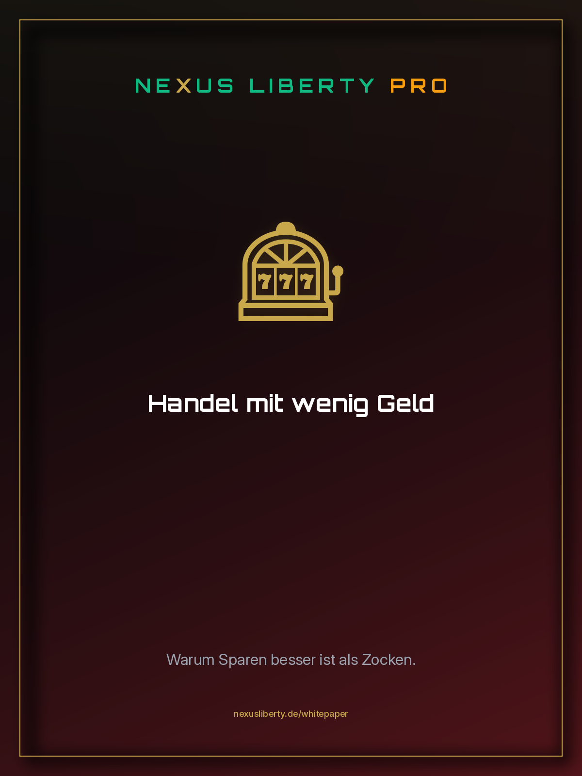 Handel mit wenig Geld