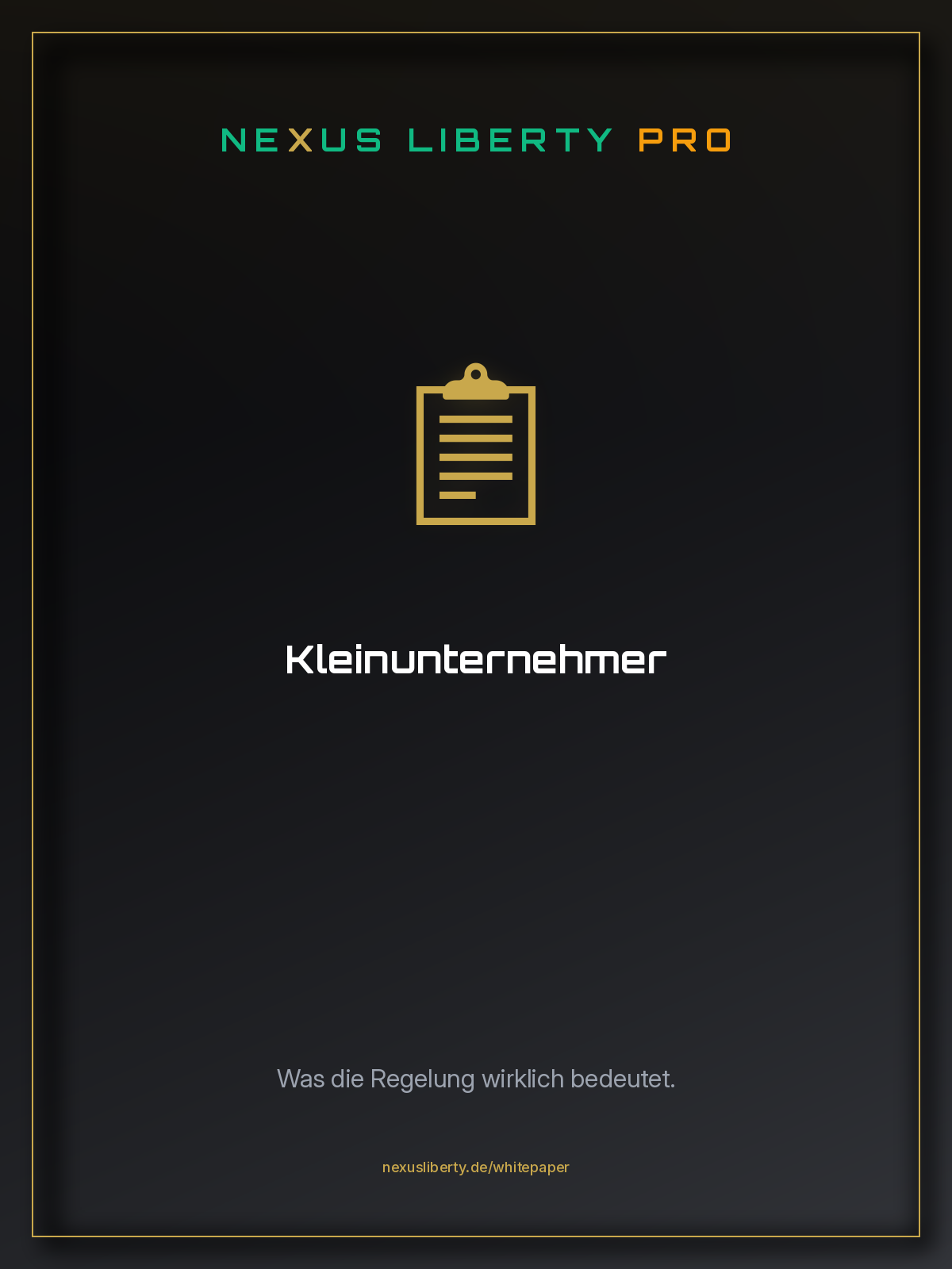 Kleinunternehmer