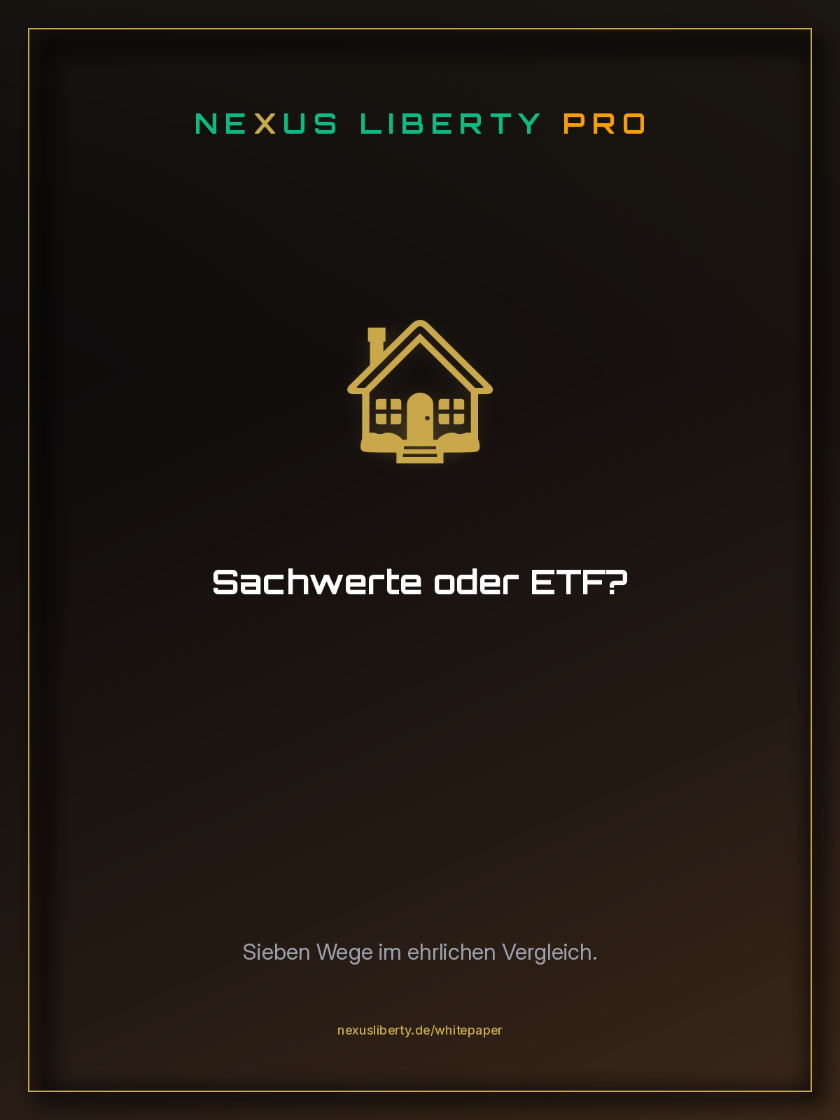 Sachwerte oder ETF?